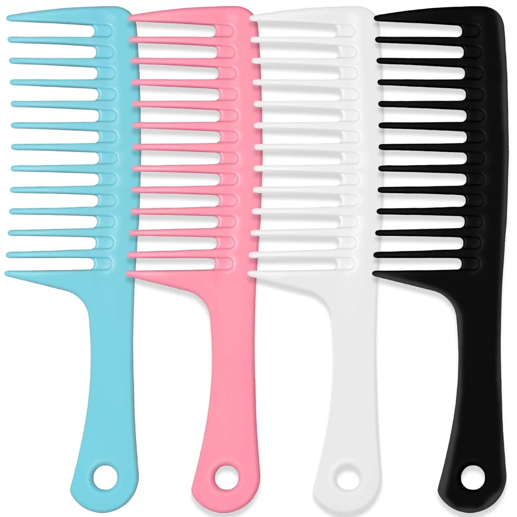 Anti-Static Hairdress Comb Heat Resistant Woman Wet Hook Curly Hair Brushes Pro Salon Dye Coarse Wide Spikes Tooth Styling Comb