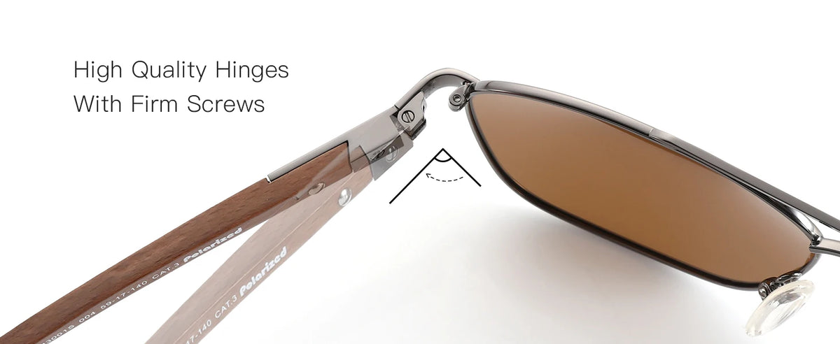 ZENOTTIC 2026 Men's Wood Polarized Sunglasses Uv Protection Outdoor Travel Sunglasses