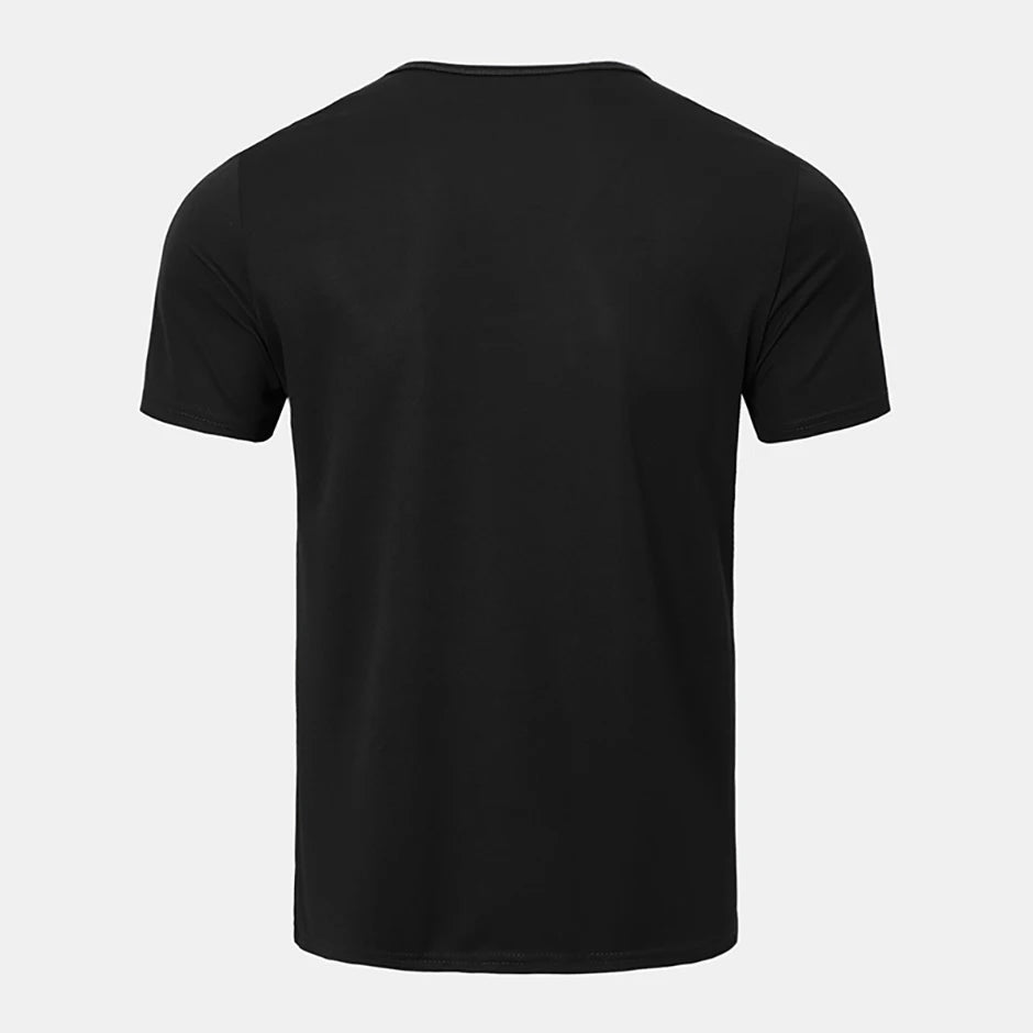 1/4 Uds Camiseta Holgada de Verano para Hombre, Estampada, de Secado Rápido, Manga Corta, Juvenil, Informal, Deportiva, Fitness, Transpirable, para Mediana Edad
