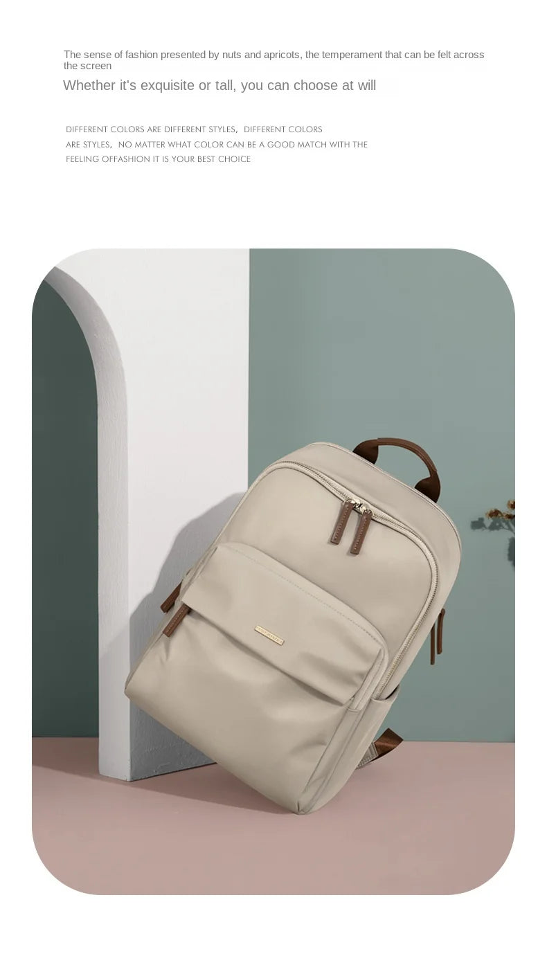 GOLF Backpack for Women Simple and Fashionable Schoolbag for Female College Students,High School Girls ,Computer Backpack