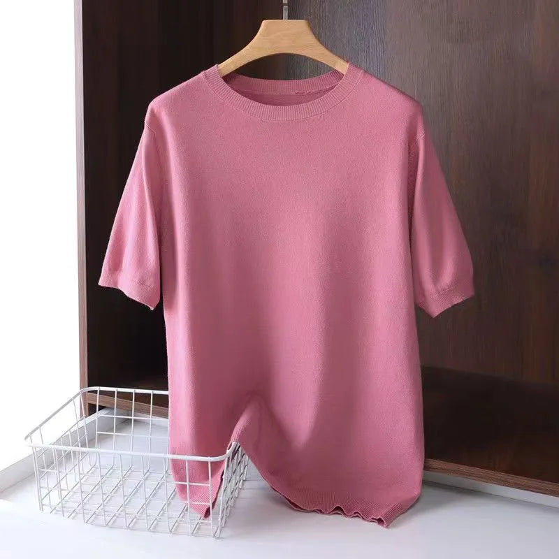 Superfine Merino Wool T shirt Men Base Shirt Wicking Breathable Quick Dry Anti-Odor No-itch Short Sleeve Tee Tops