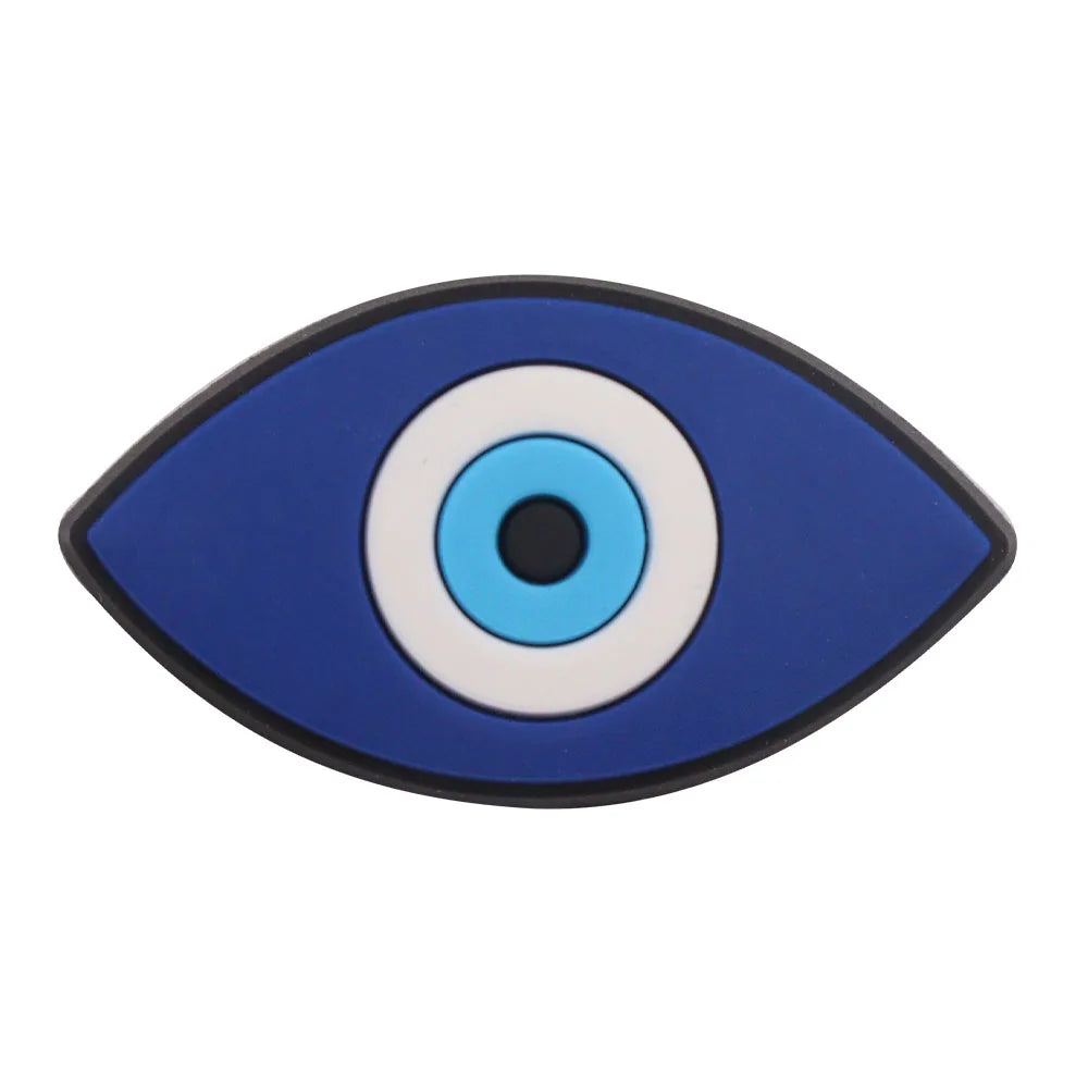 Eyeball Shoe Charms for Crocs Accessories Men Women Colorful Evil Hand Fashion Garden Sandals Buckle Decorations Pins Kids Shoes