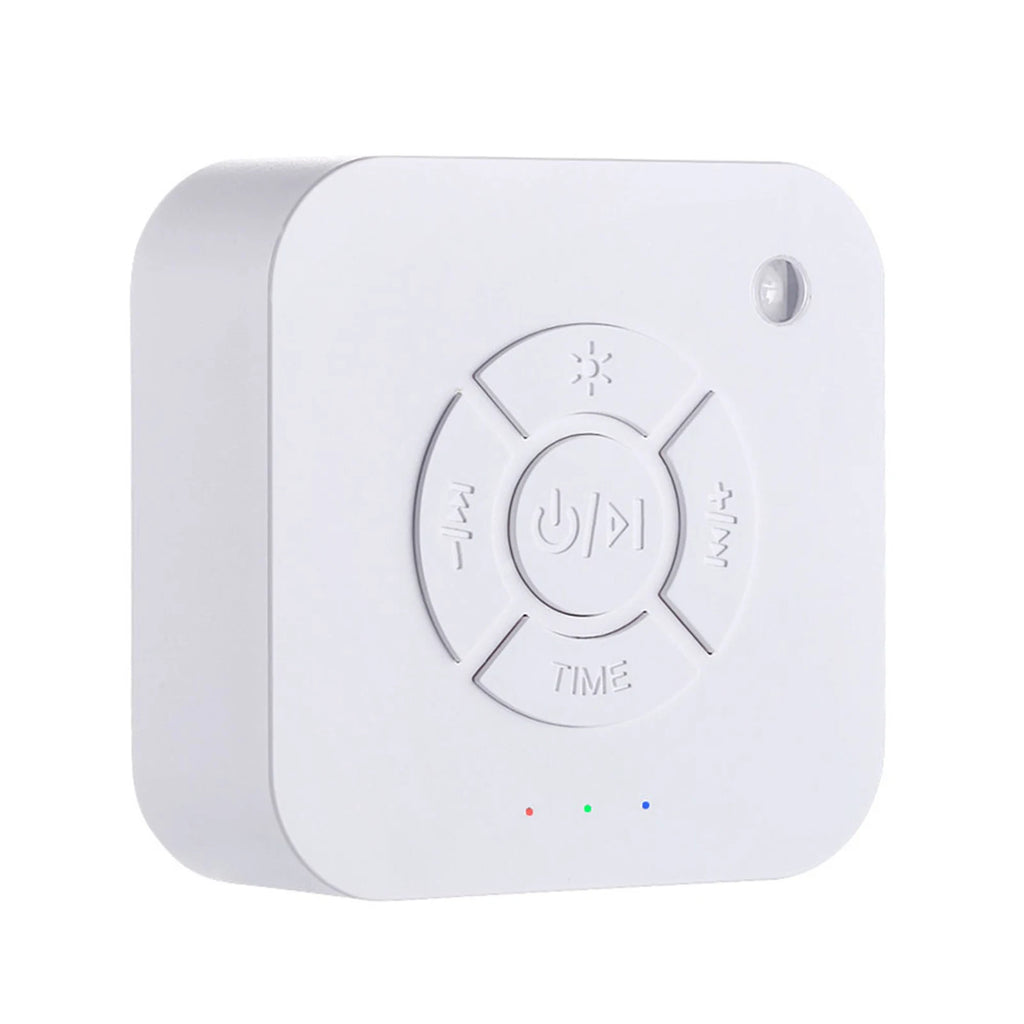 Mini White Noise Sound Machine Sleep Soother With 9 Soothing Sounds Breathing Light Timer Type-C Charging For Baby Adult Travel