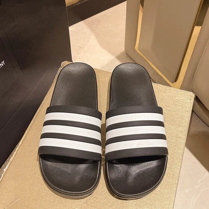 Smile New Women's Home Slippers Indoor Non-slip Bathroom Slippers Outdoor Swimming Slippers  Soft Beach Slippers For Women