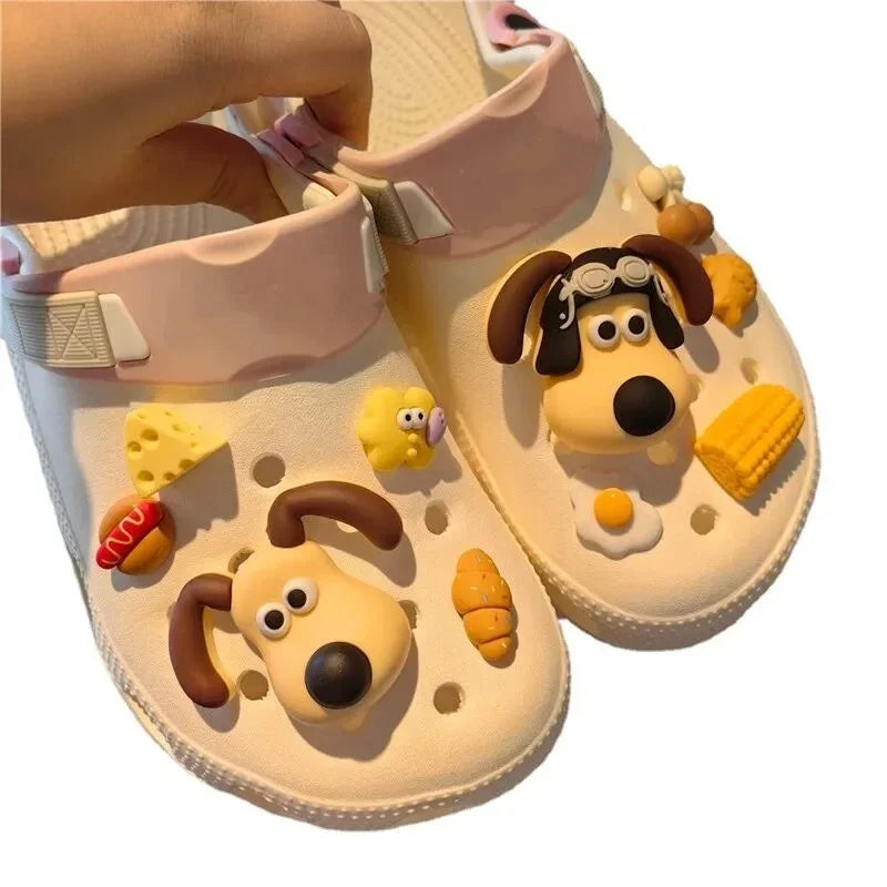 DIY Hole Shoes Charms Set Cute Cartoon Handmade Designer Quality Garden Shoe Decorations Gift for Girls