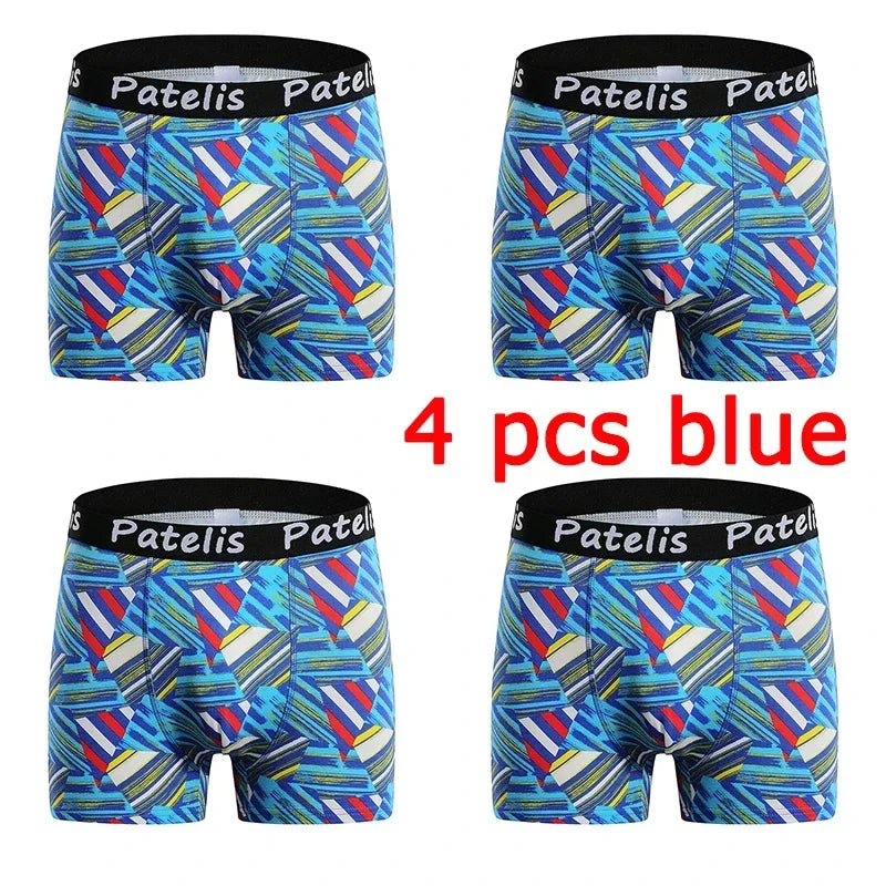 Men's Boxers Plus Size 7XL for 90-200kg Big Size Shorts Comfortable Underwear Full Cotton Fabric High Quality Mens Panties