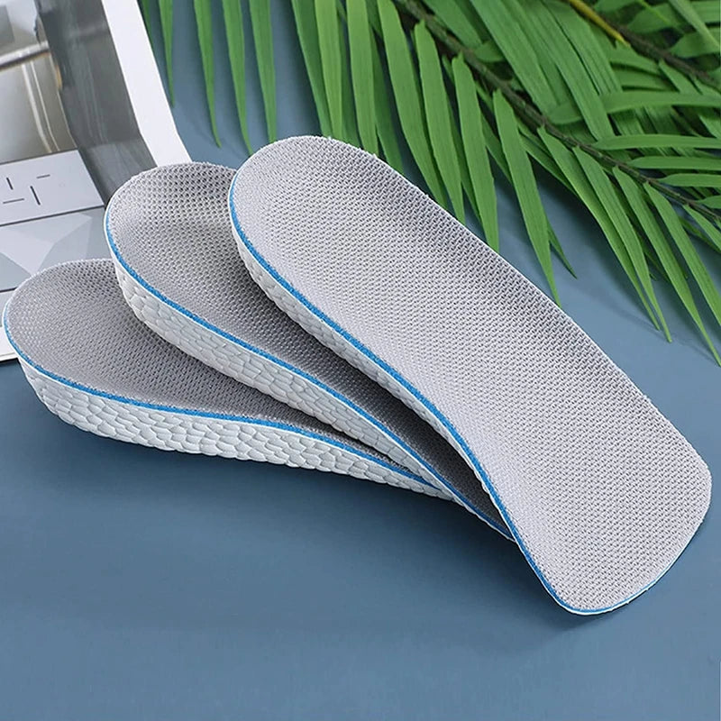 Height Increase Insoles for Men Women Shoes Flat Feet Arch Support Orthopedic Insoles Sneakers Memory Foam Invisible Pads 1 Pair