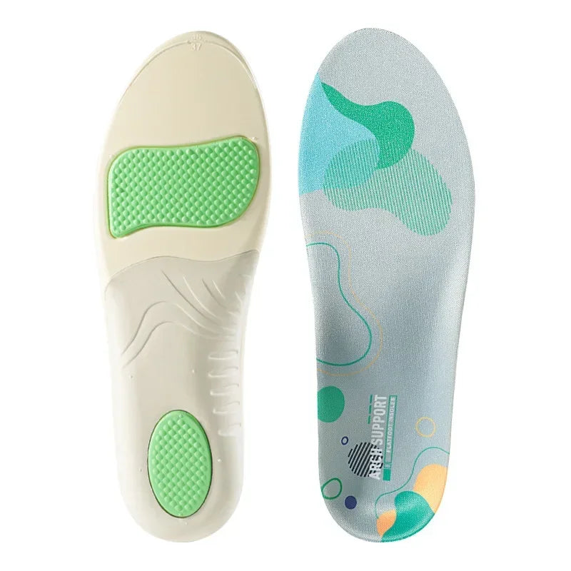 Orthopedic Arch Support Insoles for Plantar Fasciitis Flat Feet  Shock Absorption Shoe Inserts for Sport Shoes  Pain Relief Pads