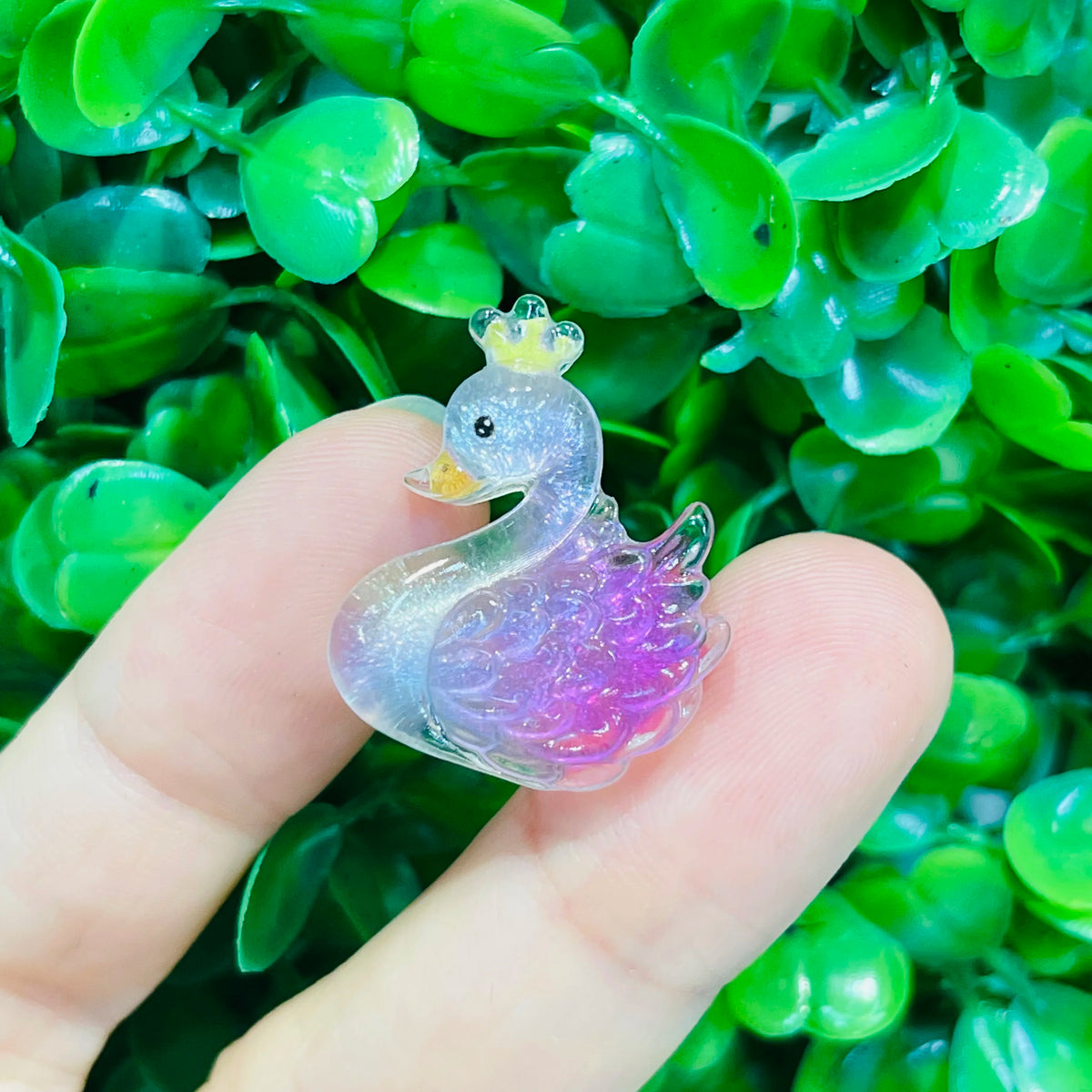 1-8PCS Resin Cartoon Sequins Cat Rabbit Butterfly Dinosaur Bear Swan Shoe Charms Garden Shoes Button Accessories Decoration