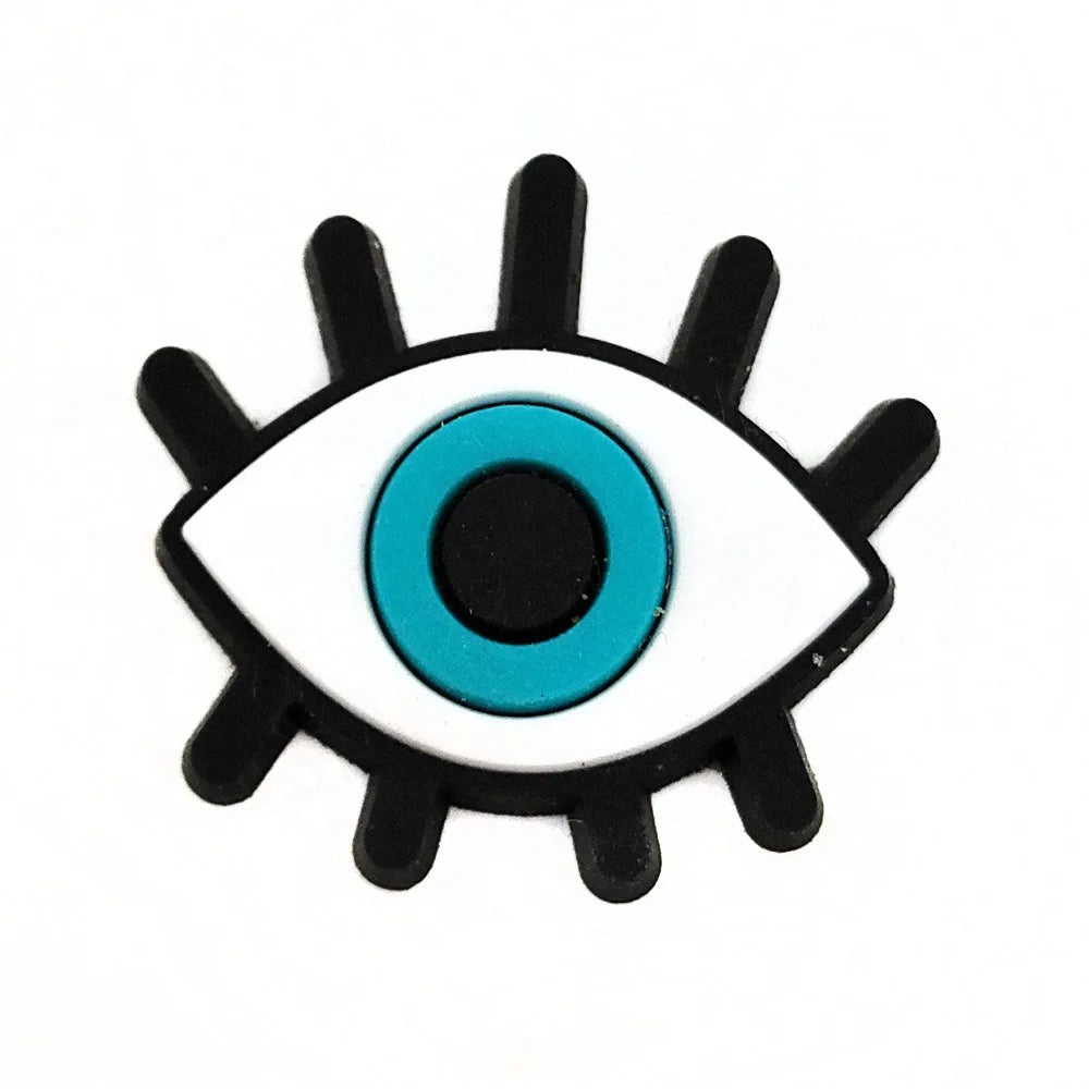 Eyeball Shoe Charms for Crocs Accessories Men Women Colorful Evil Hand Fashion Garden Sandals Buckle Decorations Pins Kids Shoes