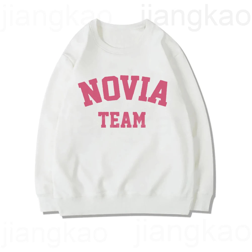 Equipo De La Novia Spanish Print Sweatshirt Bachelorette Party Hoodie Outfit Team BrideTop Wedding Bride Shower Party Pullover