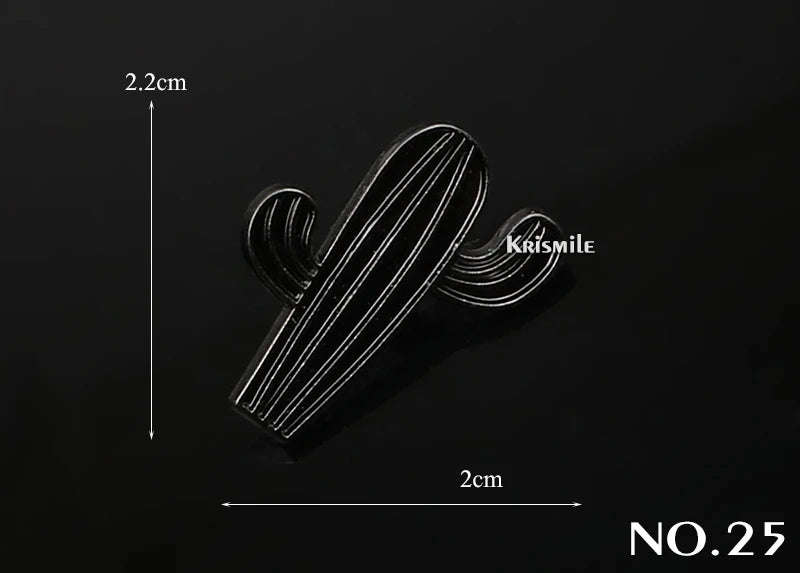 Punk Musik Emaille Pins Gitarre Klavier Noten Schlagzeug Kaktus Scheren Broschen Mode Individueller Musikschmuck Geschenk Alltag Pin