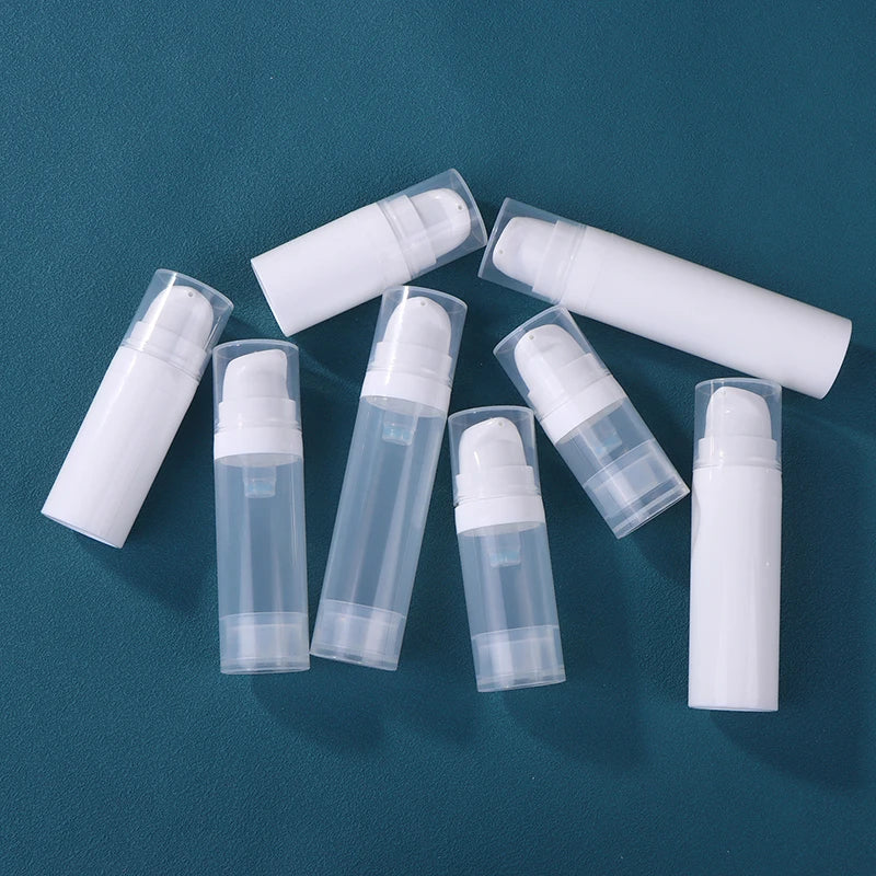 5-50ml Mini Portable Vacuum Press Type Bottle Refillable Makeup Cosmetics For Cream Gel Moisturizers Liquid Lotion Bottles