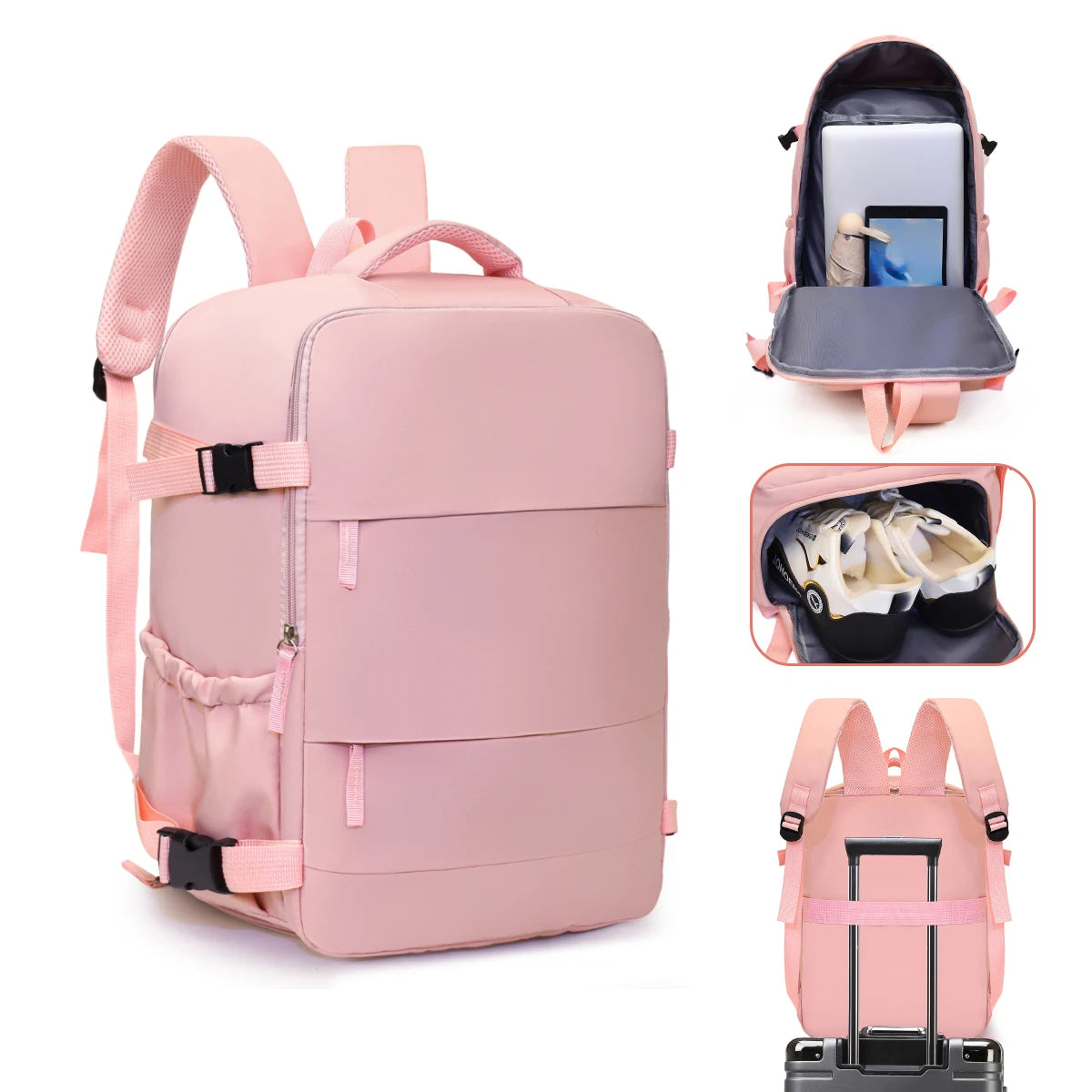 Mochila personalizada de lujo para estudiantes, equipaje escolar, mochila de viaje de negocios para mujer, mochila de ordenador, mochila de viaje exclusiva DIY