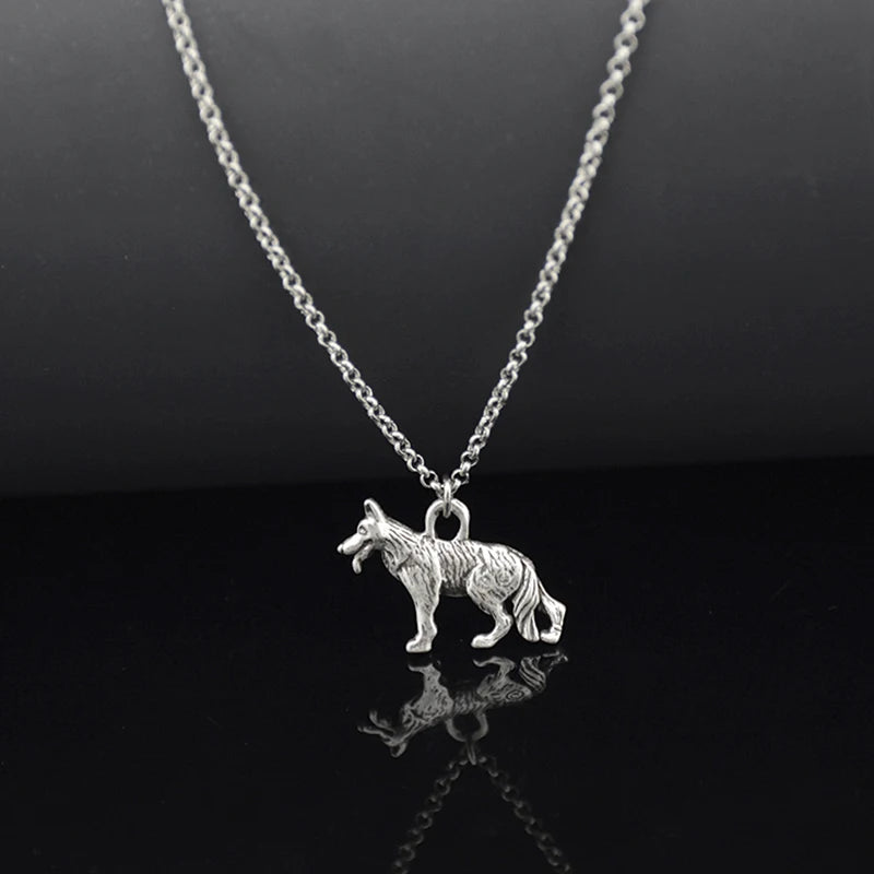 3 Style Vintage German Shepherd & Belgian Malinois & Cattle & Afghan Hound Dog Charm Pendant Necklace For Women Unique Jewellry