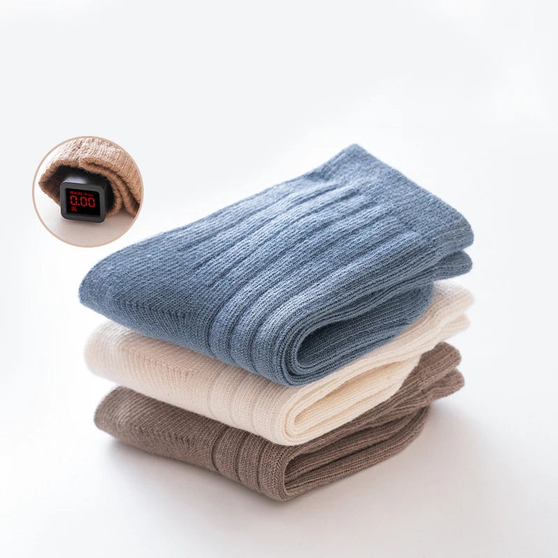 3 Pairs/lot Four Seasons Toddler Baby Anti-slip Socks for Newborns Cute Solid Color Cotton Non Slip Boys Girls Floor Socks 0-8Y