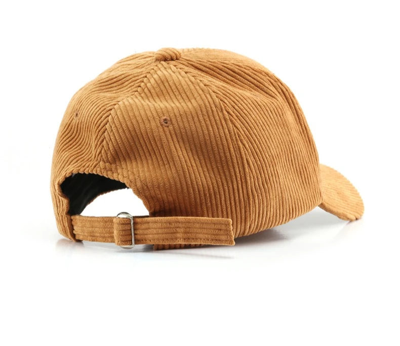 2025 New Corduroy Baseball Cap Women Men Cotton Solid Sunhat Sport Snapback Caps Autumn Warm Fashion Hip Hop Fishing Hat