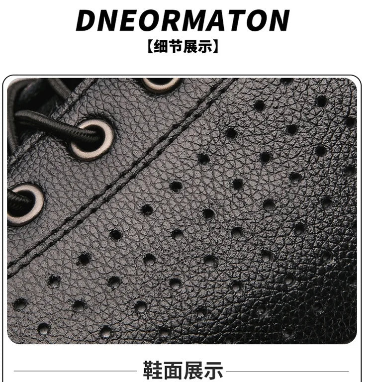 Elevator Shoes for Men Height Increasing Sneakers 6cm Inches Taller Leather Casual Shoes with Height Increase Shoes