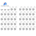 50Pcs Tea Strainer Stainless Steel Tea Ball Infuser Loose,Extended Chain Hook For Seasonings Cup Bottle Party Favors