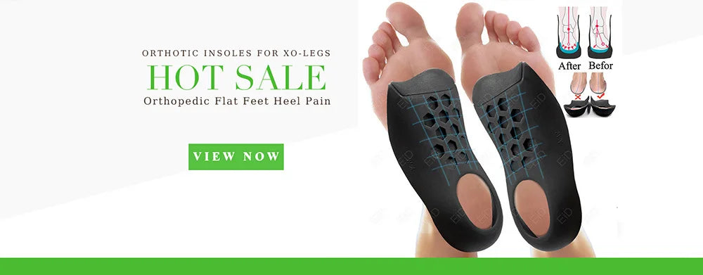 EiD 3/4 Leder orthopädische Schuheinlagen für Plattfüße Fußgewölbestütze orthopädische Schuheinlegesohle Einlegesohlen für Herren und Damen Fußpflege