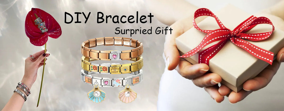 Evil Eye Kiss Poker DREAM Star Personalized DIY Colorful Italian Charm Bracelet Fit 9mm Stainless Steel Bracelet Jewelry Gift