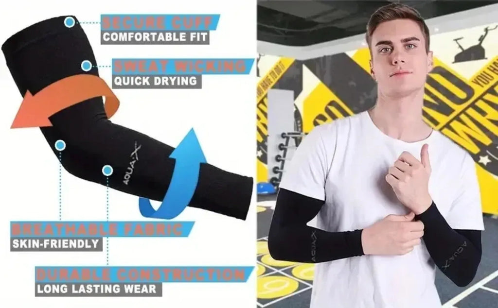 3 Pairs UV Arm Sun Sleeves – Breathable Protection, Uses for Driving Sports Hiking & Outdoor Summer Activities