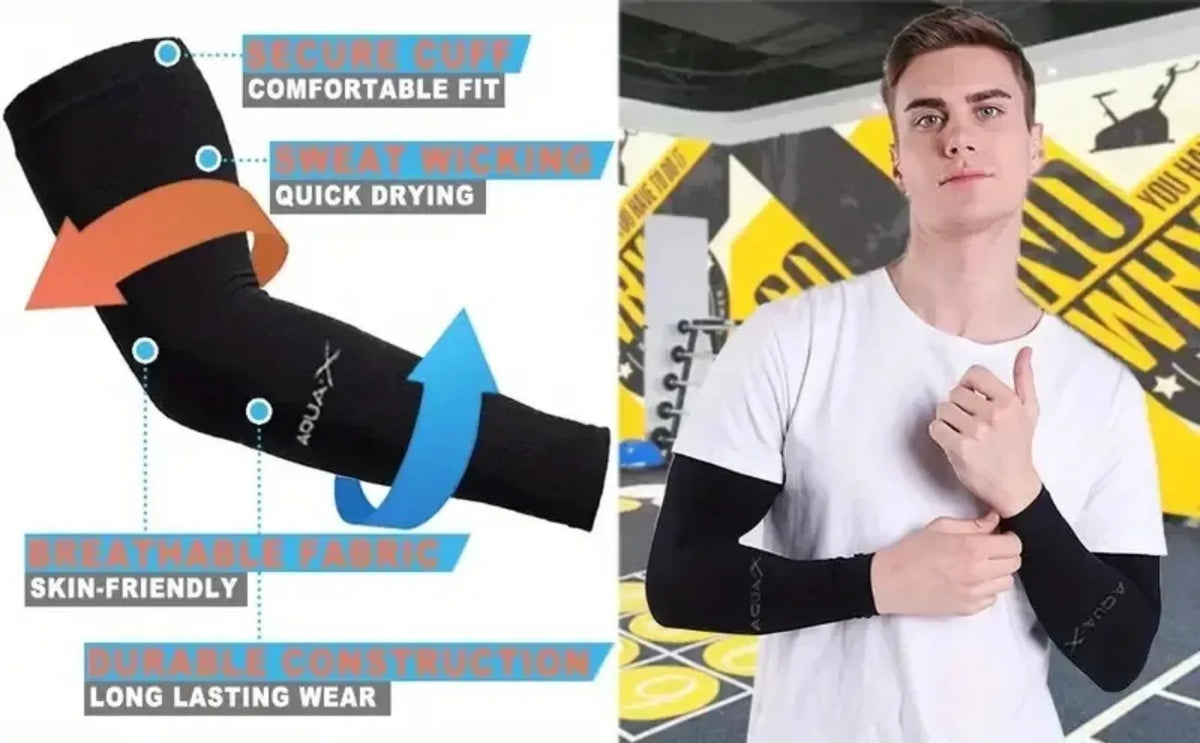3 Pairs UV Arm Sun Sleeves – Breathable Protection, Uses for Driving Sports Hiking & Outdoor Summer Activities
