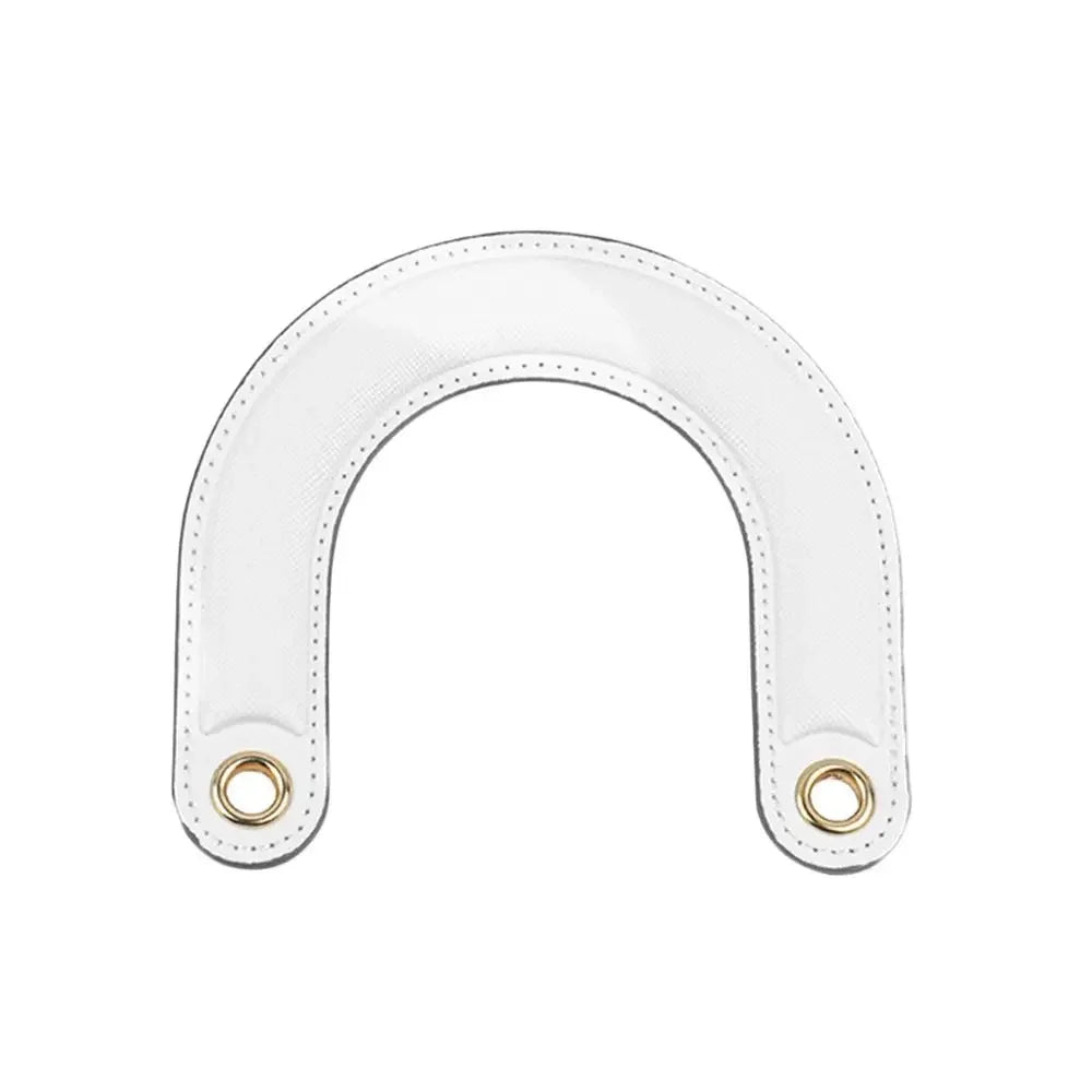 1PC Detachable PU Leather Bag Handles Handmade Handbag Strap Purse Handles Short Bag Belt DIY Bag Replacement Accessories
