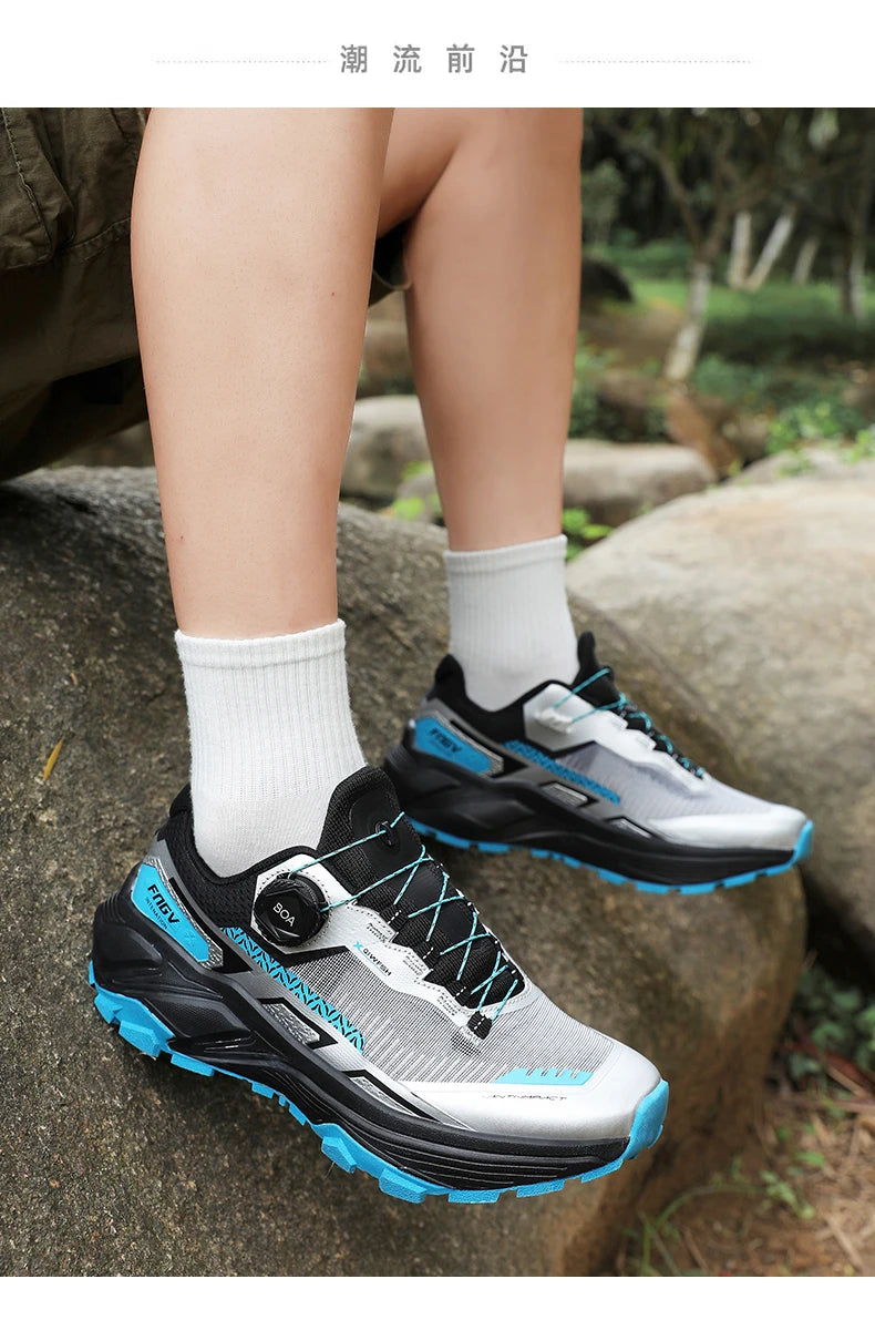 Zapatillas de senderismo elegantes para hombre, zapatillas de trekking resistentes con forro cálido de felpa para invierno, calzado masculino
