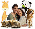 1pc Personalised Couple's Printed Cushion, Custom Photo Seat Cushion, 3D Double-Sided Printed Cushion, DIY Custom Birthday Gift