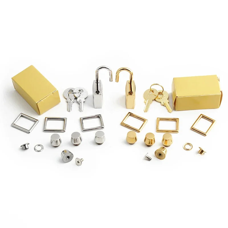 High Qualaity Stainless Steel Metal Clasp Wholesale Bag Twist Turn Lock Set of Lock For Woman Handbag Purse Hardware Accessories