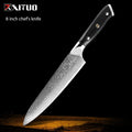 XITUO Professional Damascus steel kitchen knife 67-layer high carbon stainless steel ultra-sharp multi-functional cooking knife