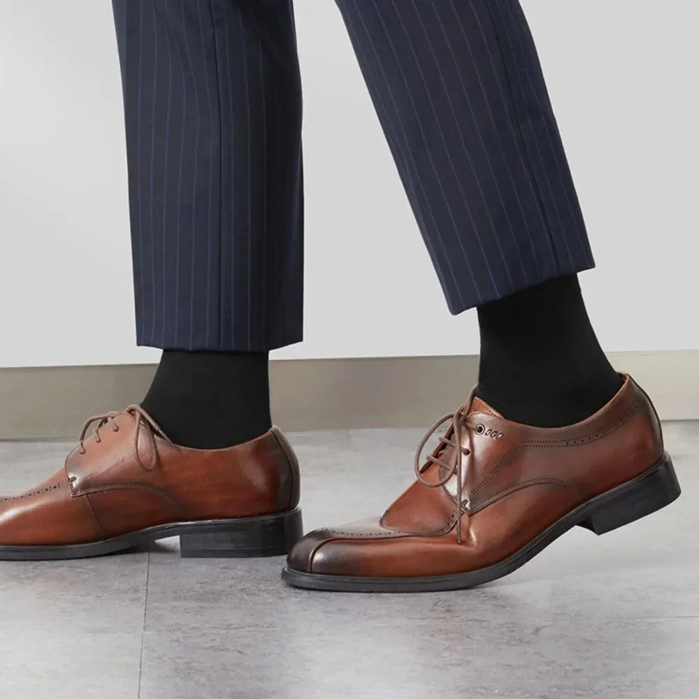 5/10 Pairs Men Socks Cotton Blend Black Business Casual Soft Breathable for  Spring Summer Autumn Winter Size 6-13