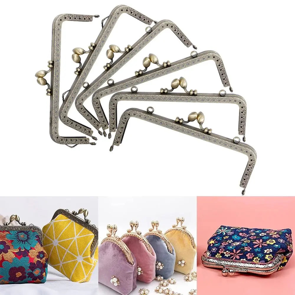 DIY Craft Bag Frame Buckle Handle Bag Accessories Bag Kiss Clasp Lock Purse Frame Purse Frame Kiss Clasp Purse Clasp Frame