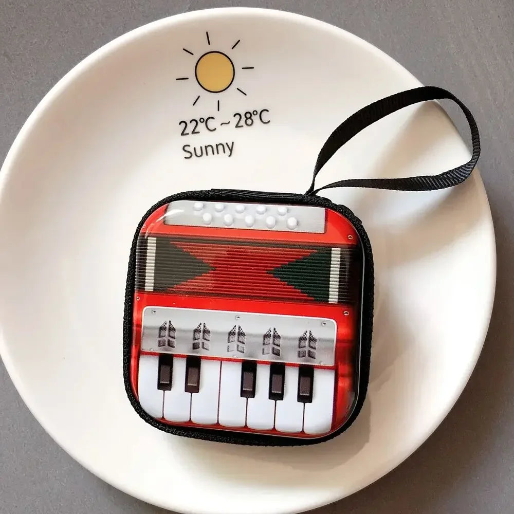 Retro Feelings Creative Coin Purse Headphone Storage Bag TV Tape Bag Coin Bag Storage Box Wallet Purse Kids Earphone Box