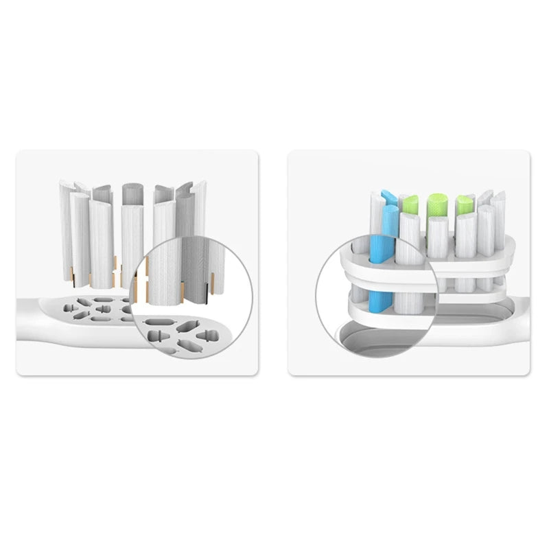 for xiaomi T300/T100/T700 Replacement Brush Heads Electric Toothbrush Heads Protect Soft Brush Nozzles Bristle
