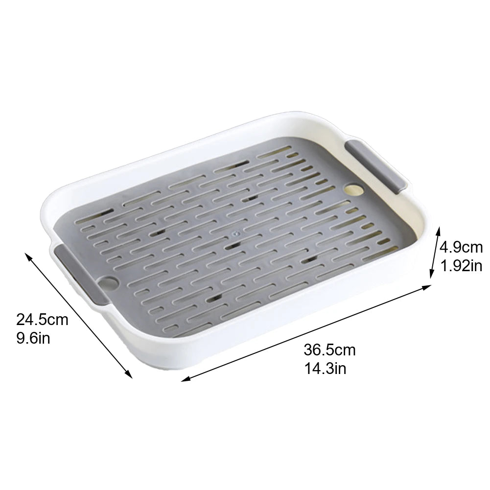 Tray Rabbit Litter Tray Smooth Corner Detachable Design Heightened Grid Design White Blue For Pet’s Training For Pet’s Training