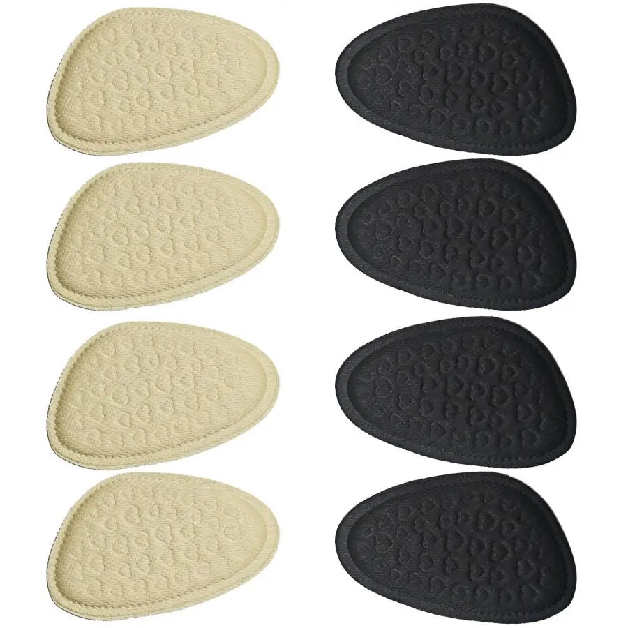 8 pcs Soft Forefoot Pads For High-heeled Shoes, Non-slip Half Insoles, Comfortable Forefoot Cushions For Foot Care
