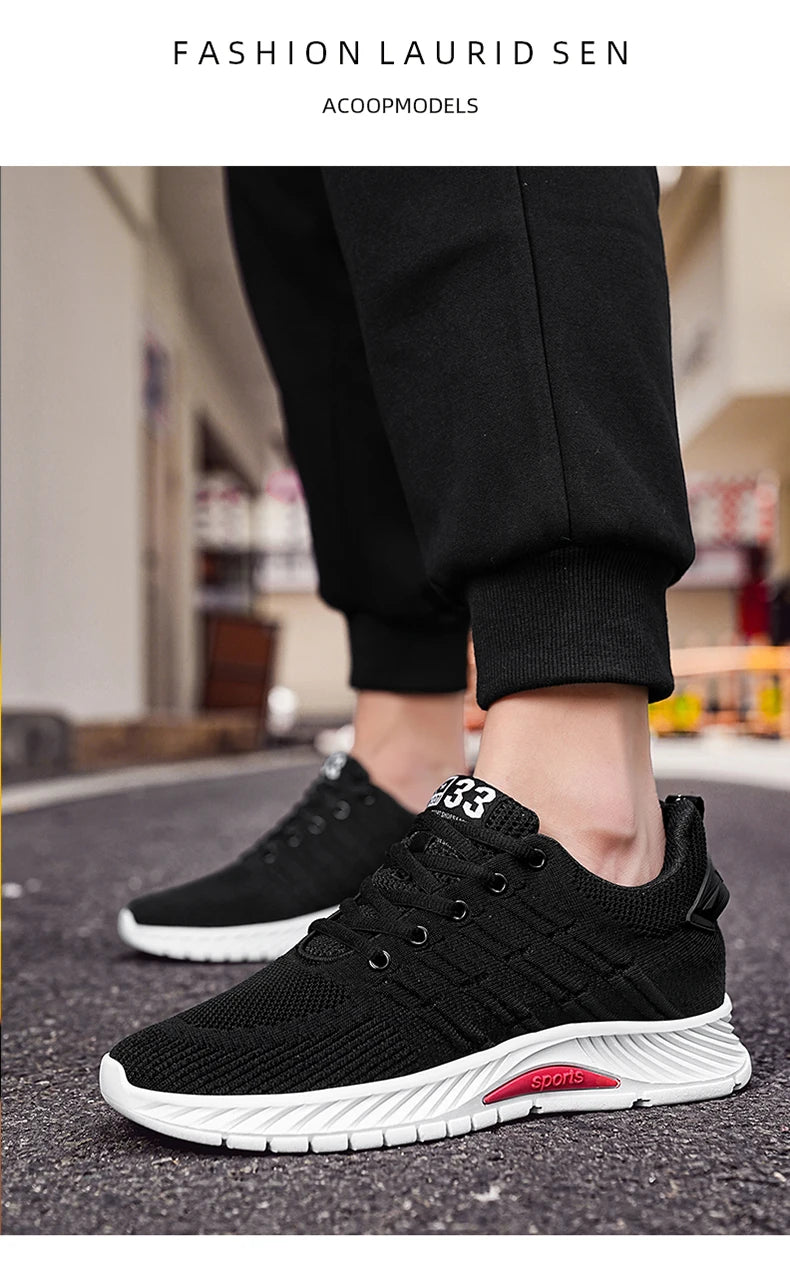 Man Sneakers Elevator Shoes Hidden Heels Breathable Heightening Shoes For Men Increase Insole 6CM Lift Sports Casual Height Shoe