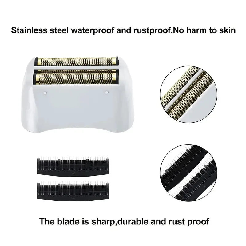 Professional Electric Shaver Foil Replacement Floating Shaving Cutter Head Set For Andis 17260/17155 LK2208 Shaver Accessories