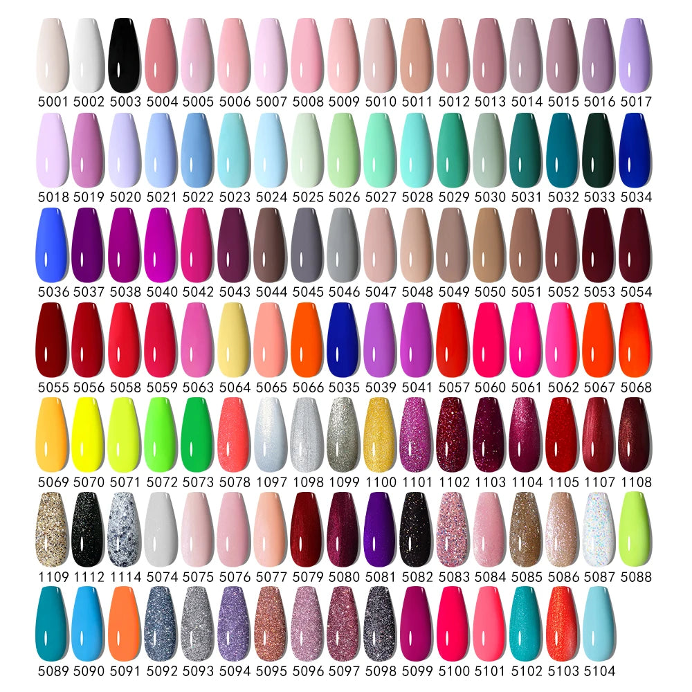 Rainbow Ghini 15ml Neon UV LED Gel Nail Polish Glitter Semi Permanent Hybrid Varnish Paints Nails Supplies for Professionals