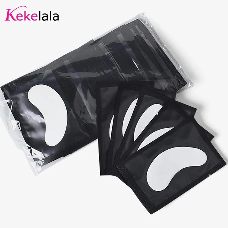 50 Paar Hydrogel-Augenpads Unter-Augen-Pads Wimpernverlängerungsgel-Sticker für Wimpernveredelung Schönheitswerkzeuge