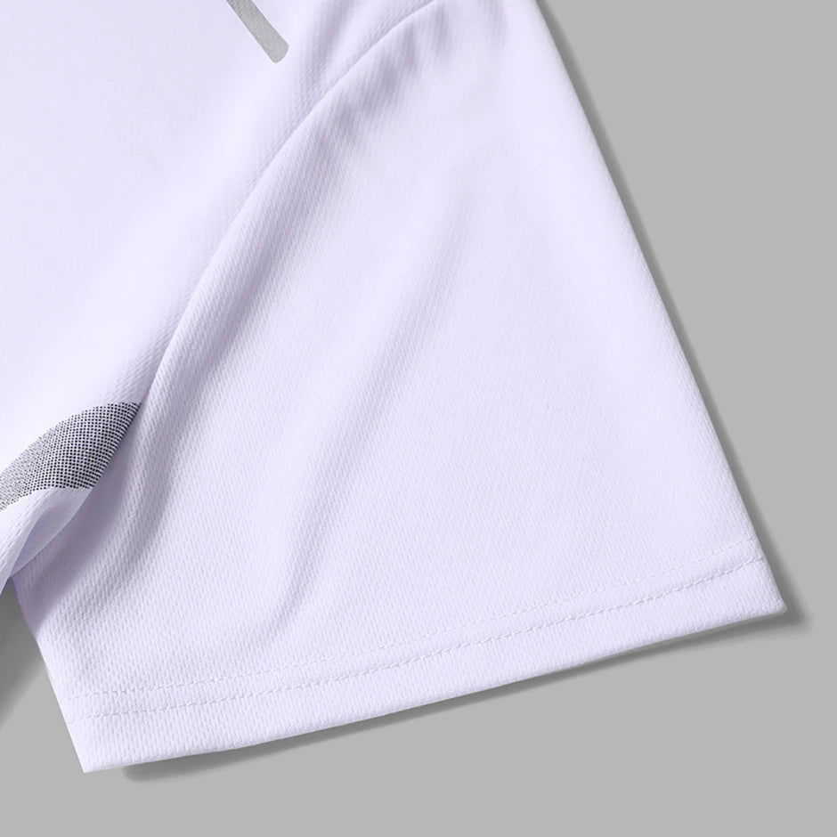 1/4 Uds Camiseta Holgada de Verano para Hombre, Estampada, de Secado Rápido, Manga Corta, Juvenil, Informal, Deportiva, Fitness, Transpirable, para Mediana Edad