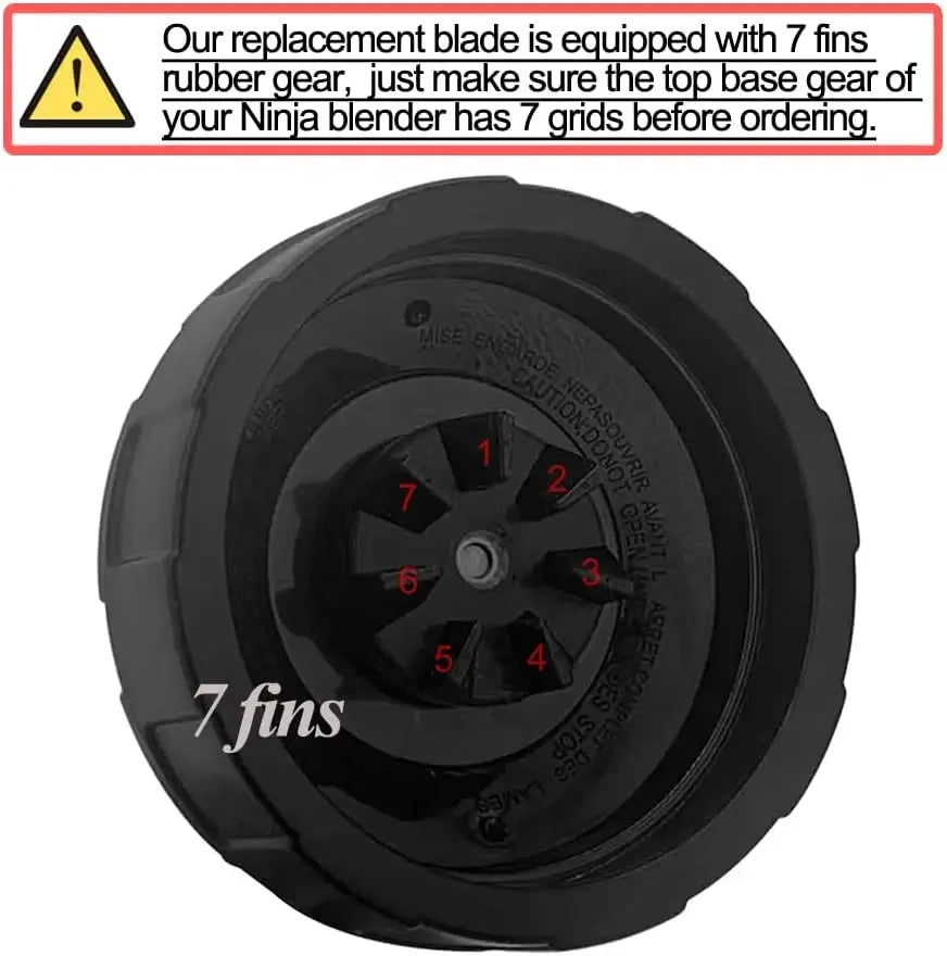 Blade for Ninja Auto iQ 7Fin BL682-30 BL642-30 BL450-30 BL482-30 BL687CO-30 for Nutri Mixers 1000W 1500W