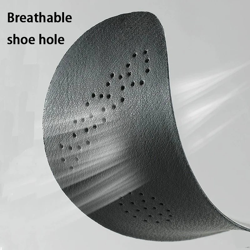 Leather latex insole men's shock-absorbing sports insoles breathable and comfortable anti-odor Shoe Pads 1Pair/2Pair
