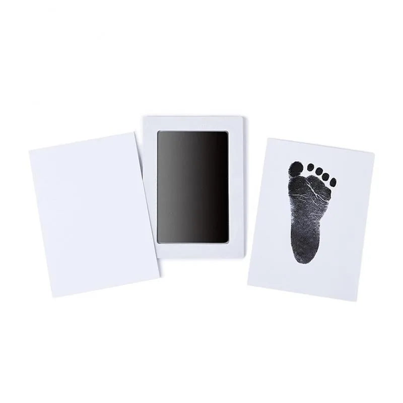 DIY-Set für Baby-Hand- und Fußabdrücke, Stempelkissen, Fotorahmen, Handabdruck für Kleinkinder, Souvenir-Accessoires, sicheres, sauberes Babyparty-Geschenk