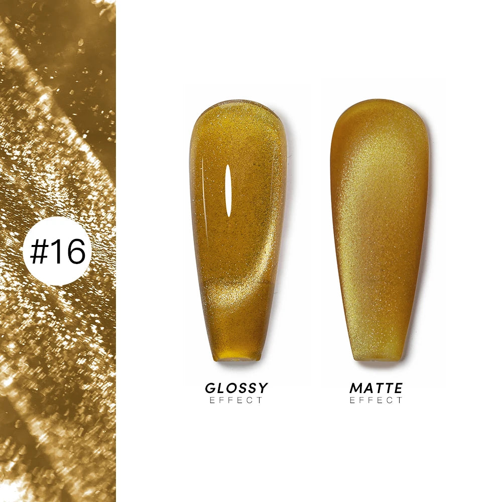 AS 15ml Cat Magnetic Gel Nail Polish Cat Eye Glitter Effect Semi Permanent 36 Colors  Soak Off UV Gel Varnish Manicure Nail Art