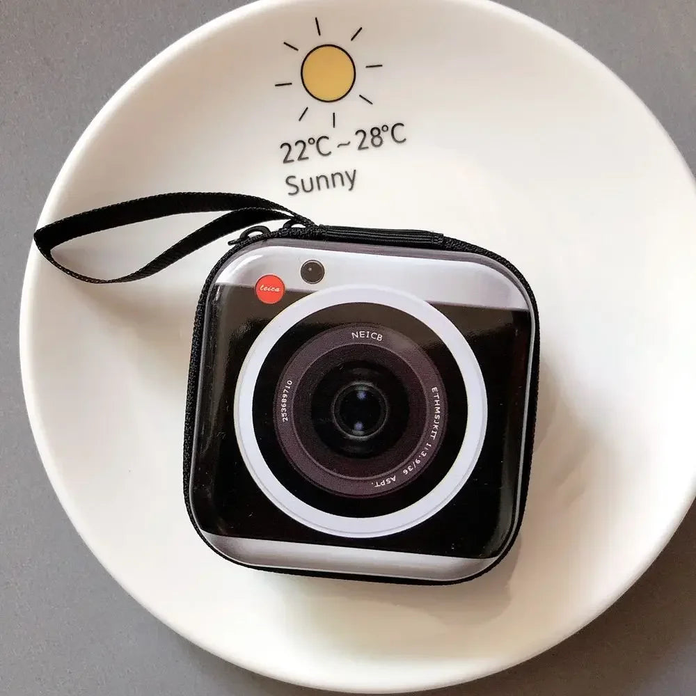 Retro Feelings Creative Coin Purse Headphone Storage Bag TV Tape Bag Coin Bag Storage Box Wallet Purse Kids Earphone Box