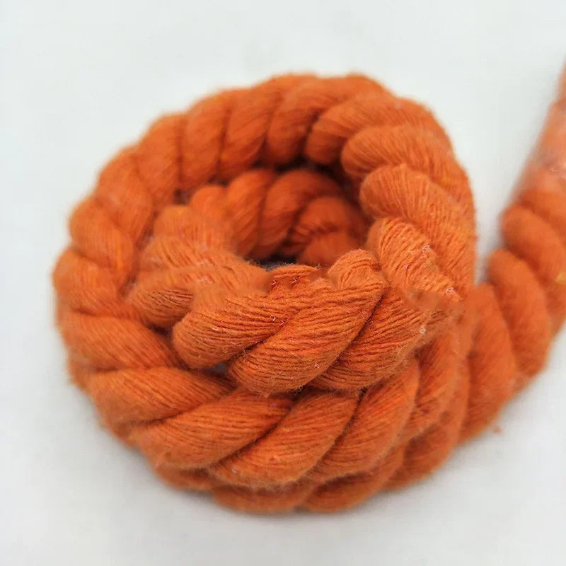 5/10M 12mm 3 Shares Twisted Cotton Rope Woven Braid Cord Meetee Bag Drawstring Strap Decorative Macrame Ropes Sewing Accessory