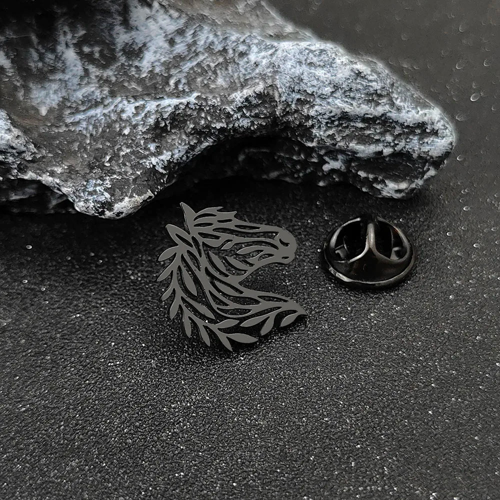 Personalized Horse Brooch with European and American Minimalist Style, Exquisite Gift, Wedding Party Jewelry